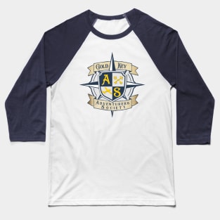 Gold Key Adventurers Society Crest Baseball T-Shirt